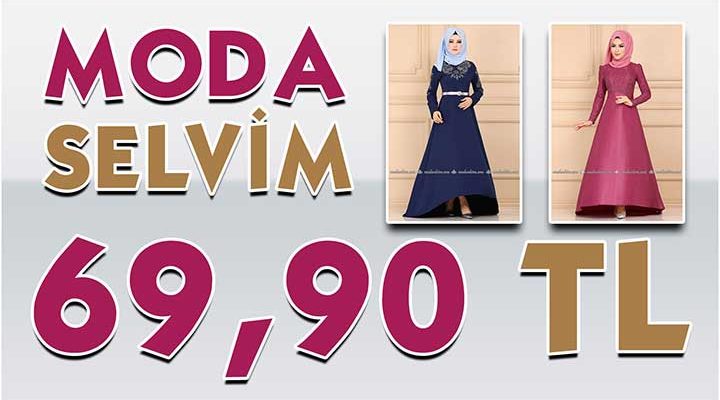 ModaSelvim 69,90 TL Kampanyalı İndirimli Tesettür Ürünler [Mayıs 2020] | Moda Selvim 69,90 Elbise