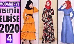 Modamerve Elbise Modelleri 2020 [ 4 ] | Moda Merve Yeni Sezon Tesettür Elbise Modelleri