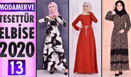 Modamerve Elbise Modelleri 2020 [ 13 ] | ModaMerve Yeni Sezon Tesettür Elbise Modelleri