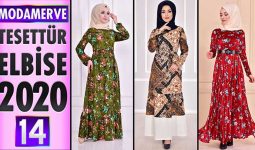Modamerve Elbise Modelleri 2020 [ 14 ] | ModaMerve Yeni Sezon Tesettür Elbise Modelleri