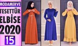 Modamerve Elbise Modelleri 2020 [ 15 ] | ModaMerve Yeni Sezon Tesettür Elbise Modelleri