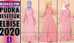 Modaselvim Pudra Elbise Modelleri 2020 [ 1 ] | Powder Color Dress