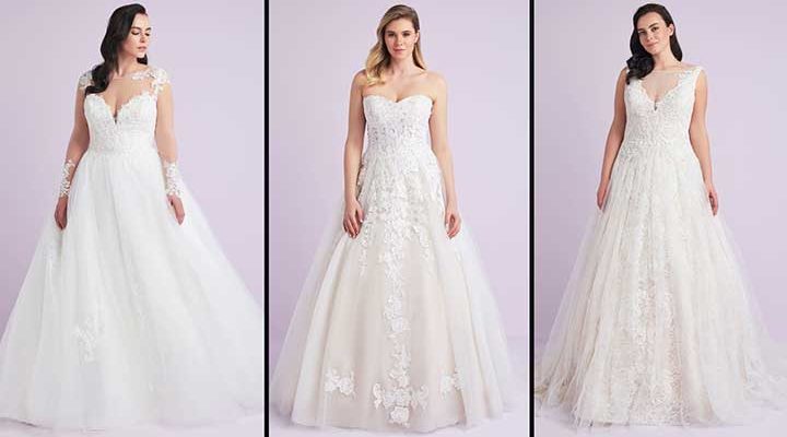 Oleg Cassini 2021 Büyük Beden Gelinlik | 2021 Most Fashionable Plus Size Wedding Dress