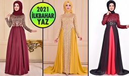 2021 İlkbahar ModaMerve Tesettür Abiye Elbise Modelleri 6 | Abendkleid - Evening Dress