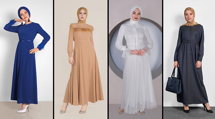 Alvina Günlük Tesettür Elbise Modelleri 6 (2021 İlkbahar & Yaz) | Trend Tesettür Elbise Modelleri