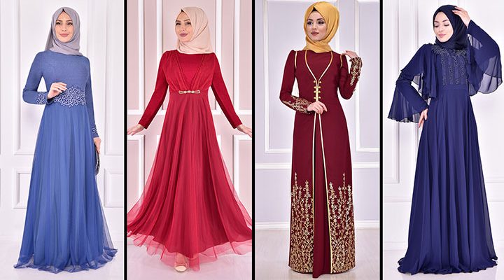 2021 ModaMerve Tesettür Abiye Modelleri 12 | Hijab Abendkleid - Evening Dress of 2021 Summer