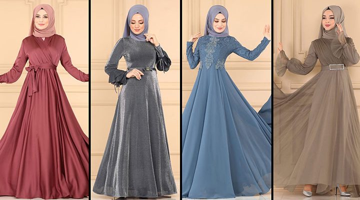 ModaSelvim Büyük Beden Tesettür Abiye Elbise Modelleri 3 (2021) | Evening Dress - Abendkleid
