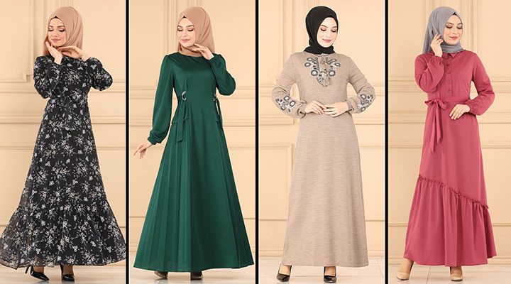 2021 Sonbahar ModaSelvim Günlük Tesettür Elbise Modelleri 1 | Fall Outfits