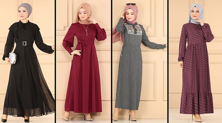 2021 Sonbahar ModaSelvim Günlük Tesettür Elbise Modelleri 2 | Fall Outfits