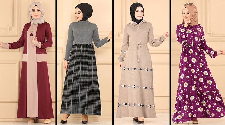 2021 Sonbahar ModaSelvim Günlük Tesettür Elbise Modelleri 5 | Fall Outfits