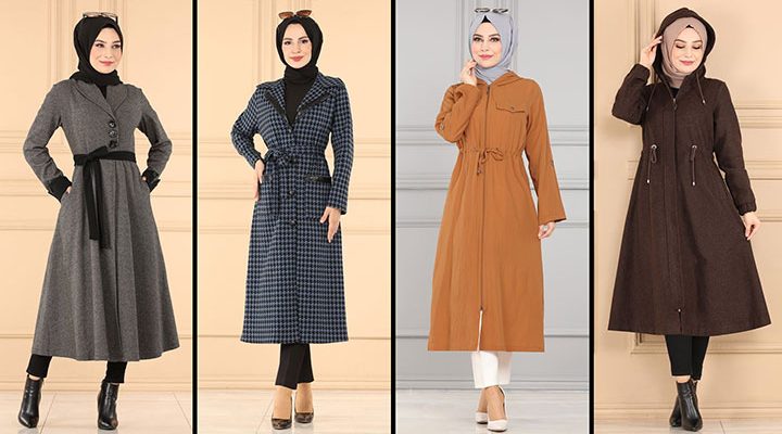 2022 Kış Modaselvim Tesettür Kap Modelleri 2 | Yeni Tesettür Kap Modelleri 2022 - Overcoat for Women
