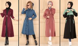 2022 Kış Modaselvim Tesettür Kap Modelleri 3 | Yeni Tesettür Kap Modelleri 2022 - Overcoat for Women
