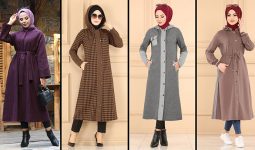 2022 Kış Modaselvim Tesettür Kap Modelleri 5 | Yeni Tesettür Kap Modelleri 2022 - Overcoat for Women