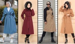 2022 Kış Modaselvim Tesettür Trençkot Modelleri 1 | Women's Trench Coats - Women Trench Coat Models
