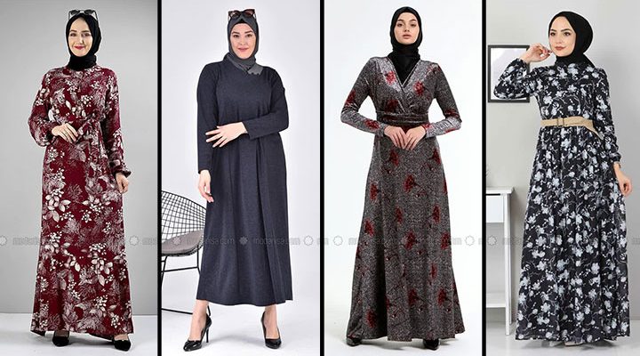 2022 Günlük Büyük Beden Elbise Modelleri 7