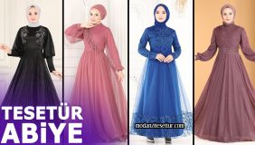 ModaSelvim Tesettür Abiye Elbise Modelleri 9 (2023 Kış) | Moda Selvim Abendkleider - Evening Dresses
