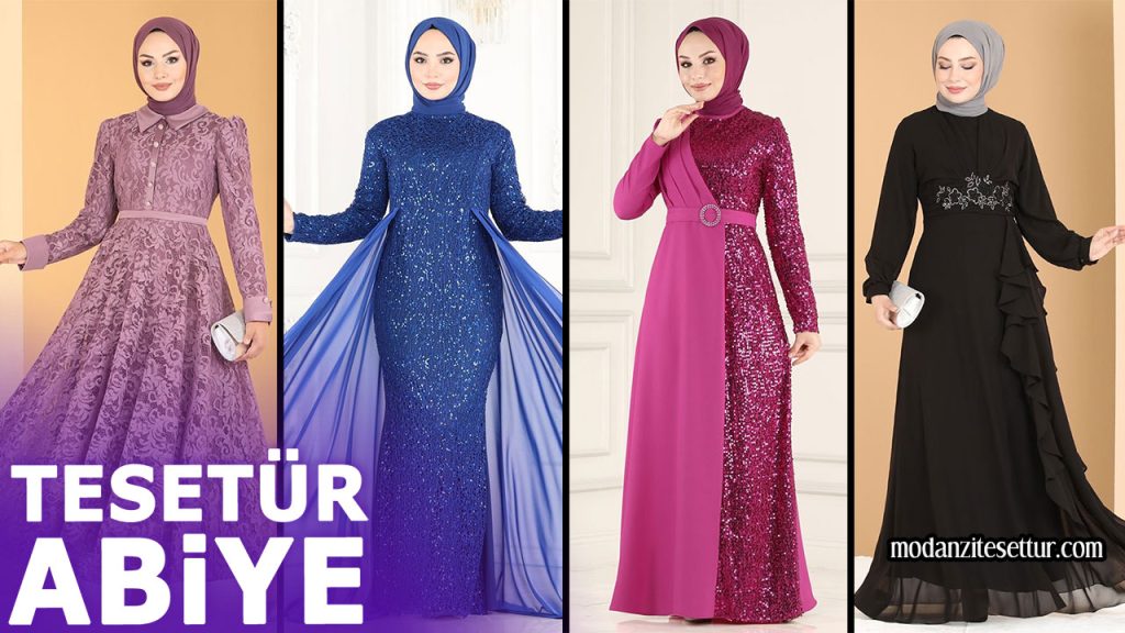 Moda Selvim Tesettür Abiye Modelleri 8 (2023 Kış) | Moda Selvim Abendkleider - Evening Dresses