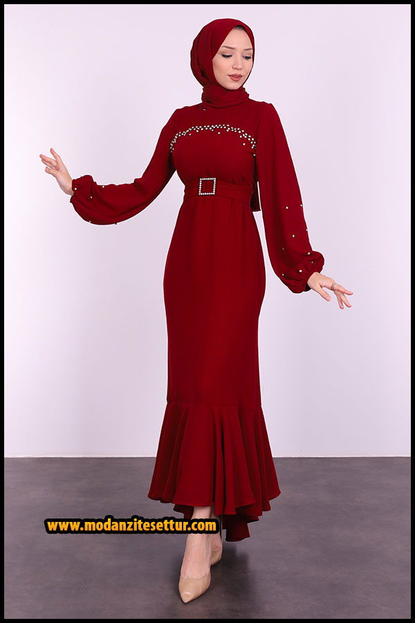 2024 Tesettür Abiye Elbise Modelleri - Trend Tesettür Abiye Modelleri