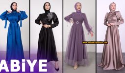 Yeni Sezon Tesettür Abiye Modelleri - 2024 Tesettür Abiye Elbise Modelleri
