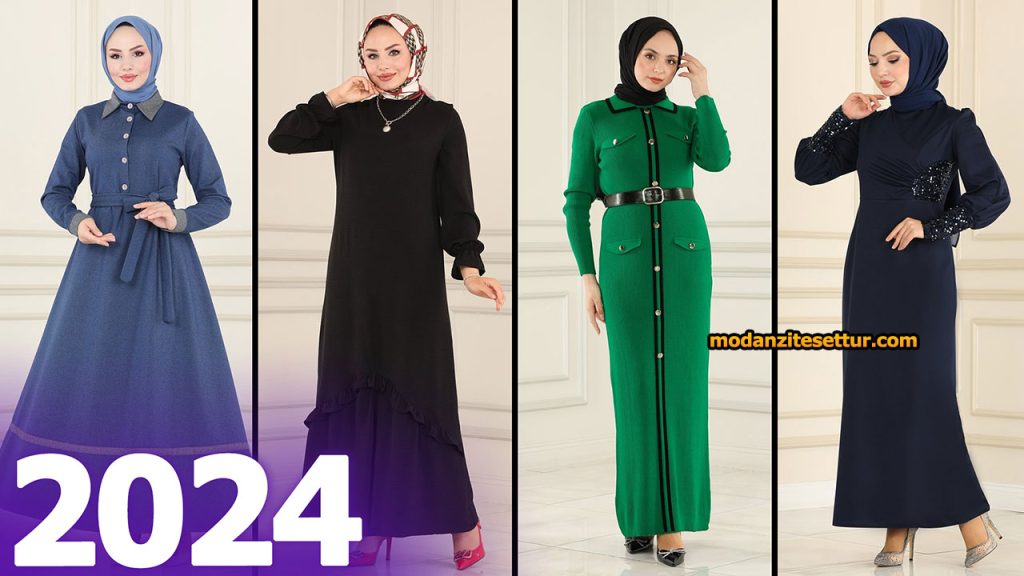ModaSelvim Elbise 2024 - Kışlık Tesettür Elbise 2024 ModaSelvim Elbise 2024 - Kışlık Tesettür Elbise 2024