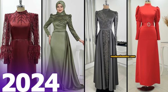 Rana Zenn Tesettür Abiye Modelleri - Moda Nisa Abiye 2024